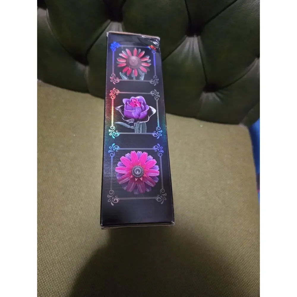 Rose Bouquet Building Set Flowers Block Adults Halloween Botanical Goth NIB